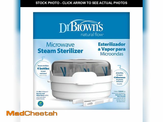 Lot 74-13542284 - Dr. Brown's Microwave Steam - for Baby Bottles, Nipples, Bottle Parts, Pacifiers, Teethers and Breas...