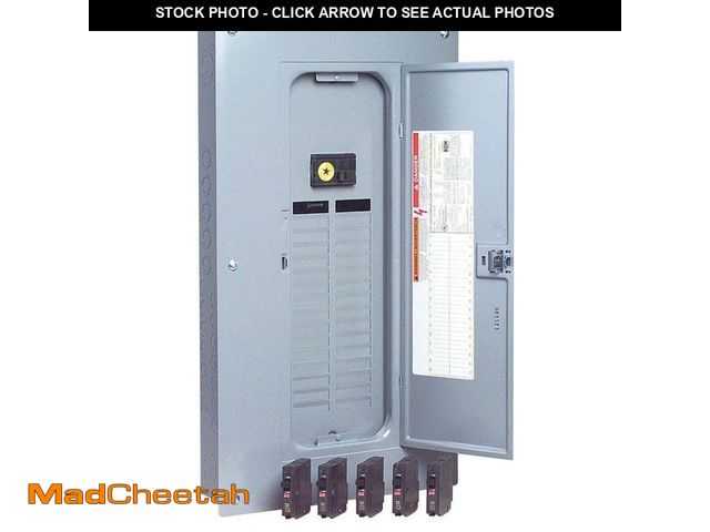 Lot 74-14328304 - Square D QO 100 Amp 32-Space 32-Circuit Indoor Main Breaker Plug-On Neutral Load Center with Cover V...