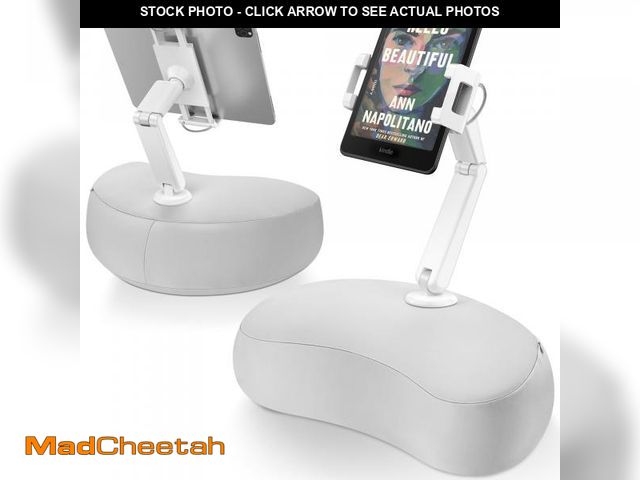 Lot 74-11545886 - AboveTEK Kindle Tablet Pillow Stand, iPad Pillow Holder for Lap with Soft Bean Bag, Multiple Angles ...