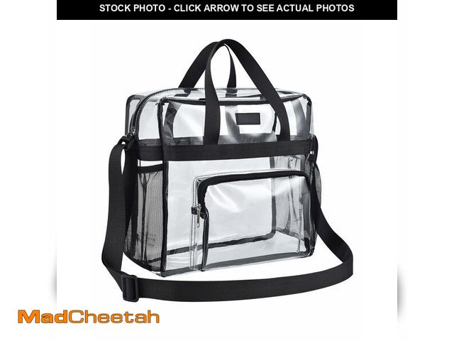 Lot 74-12450928 - Bagenius Clear Bag Stadium Approved 12Ãâ6Ãâ12 Clear bag for Stadium Events Sports Concert Fest...