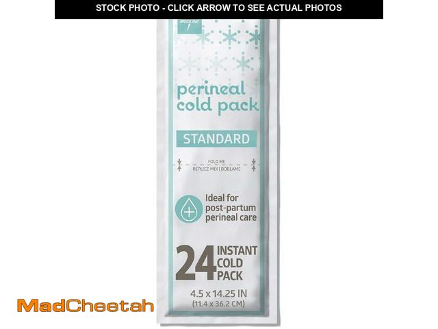 Lot 74-14581969 - Medline Perineal Cold Packs for Postpartum Care (24 Count) Each Absorbent Pad is 4.5" x 14.25" Perfe...