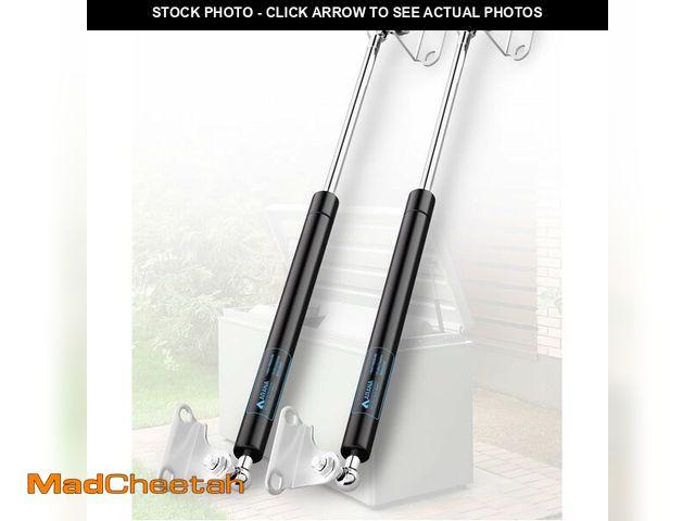 Lot 74-12323490 - (MISSING HARDWARE) ARANA Gas Struts 15 inch 35Lbs with Mounting Brackets, 15" 156N Gas Shocks Spring...