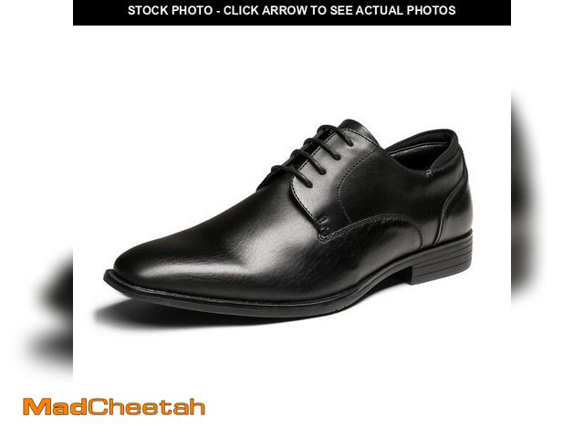 Lot 74-14207018 - Bruno Marc Men's Dress Shoes, Classic Plain Toe Oxfords, Smooth Easy-to-Clean Upper, Soft Shock-Abso...