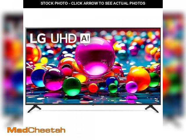 Lot 74-12226089 - 55UA7700PUB 55 in. 4K Super Upscaling HDR10 Smart UHD TV, Black - UNUSED