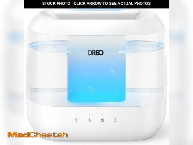 Lot 74-12215116 - Dreo Humidifiers for Bedroom, Top Fill 4L Supersized Cool Mist Humidifier, 36H Runtime, 28 dB Quiet ...