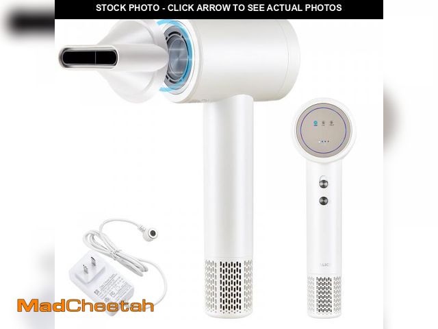 Lot 74-12048463 - Cordless Ionic Hair Dryer with Digital Screen, 4 Mode Charging Blow Dryer with Magnetic Nozzle, Trav...