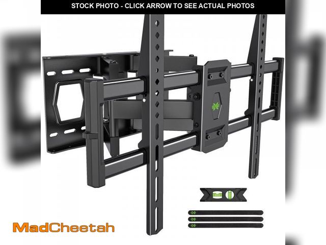 Lot 74-12221927 - USX MOUNT Full Motion TV Mount for 42-80 Inch Flat Screen TVs up to 120 lbs, Swivel TV Wall Mount Br...