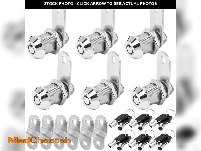 Lot 74-12442312 - Sissinda RV Storage Locks - Keyed Alike, 7/8' Fits 9/16' Max Door Thickness, Camper Trailer Cabinet ...