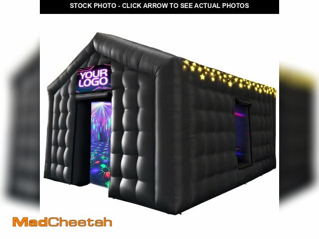 Lot 74-13791113 - (MISSING REPAIR KIT,STRINGS,STAKES) AKSPORT Inflatable Nightclub - Inflatable Party Tent for Adults ...