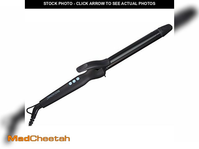 Lot 74-12543888 - Bio Ionic Long Barrel Styler, 1.25 inch Curling Iron with Moisture Heat Technology &amp; NanoIonic M...