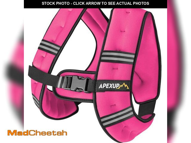 Lot 74-13775916 - APEXUP 5lbs Weighted Vest Men Women, Weight Vest for Women Workout Equipment for Strength Training R...