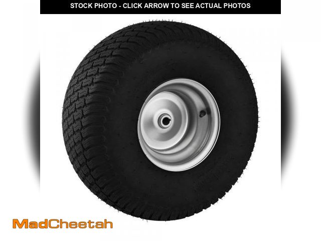 Lot 74-12365536 - SKYSHALO Lawn Mower Tires with Rim, 20x8-8 in. Tubeless Tires, 2-Pack Tire and Wheel Assembly, for R...