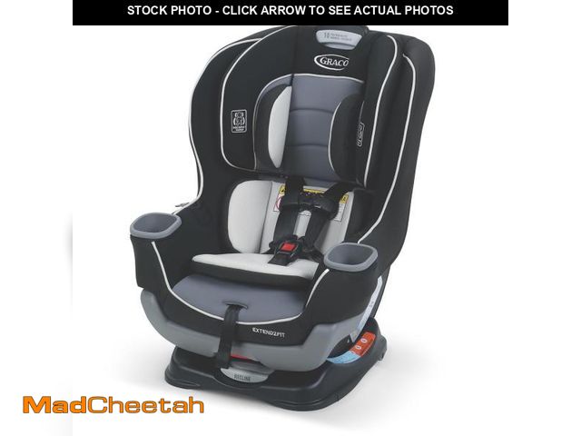 Lot 74-12152924 - Graco Extend2Fit Convertible Baby Car Seat, Rear and Forward Facing, Adjustable Extension Panel for ...