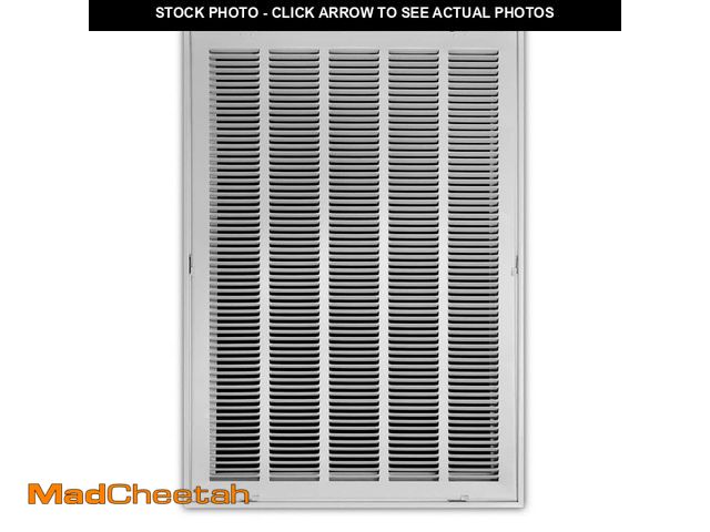 Lot 74-14328135 - Everbilt 20 in. x 30 in. Steel Return Air Filter Grille in White - UNUSED
