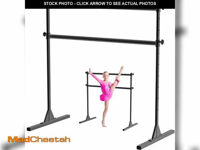 Lot 74-14612382 - BeneLabel 5FT Height Adjustable Freestanding Ballet Barre with Fabric Sleeve Portable Double Ballet ...