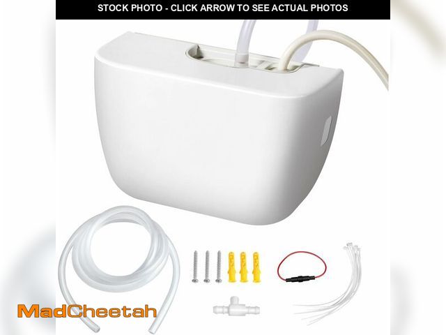 Lot 74-12677115 - Mini 100-240V White Split Condensate Pump, AC Hvac Silent Condensate Pump, 50/60Hz, External Wall Mo...