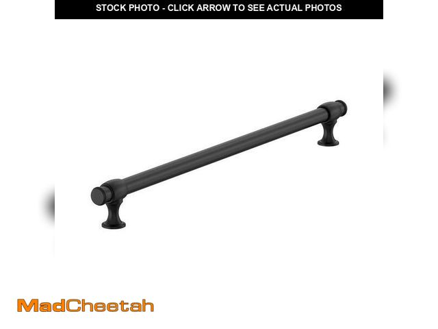 Lot 74-14586084 - Amerock Winsome 18 in. (457mm) Traditional Matte Black Bar Appliance Pull BP54066FB - UNUSED