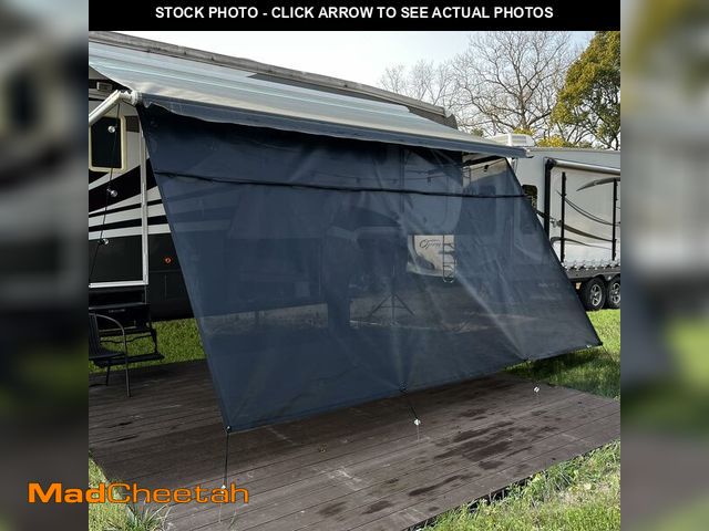 Lot 74-14152745 - SHADEPLUS RV Awning Sun Shade Screen 8'x13'3''(Fit for 14' Awning),Black Mesh Shade Screen with Zipp...