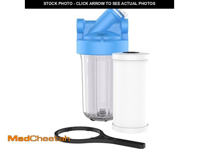 Lot 74-12845310 - Pentair OMNIFilter BF36C Water Filter System, 10" Premium Whole House Big Blue Heavy Duty with Bypas...