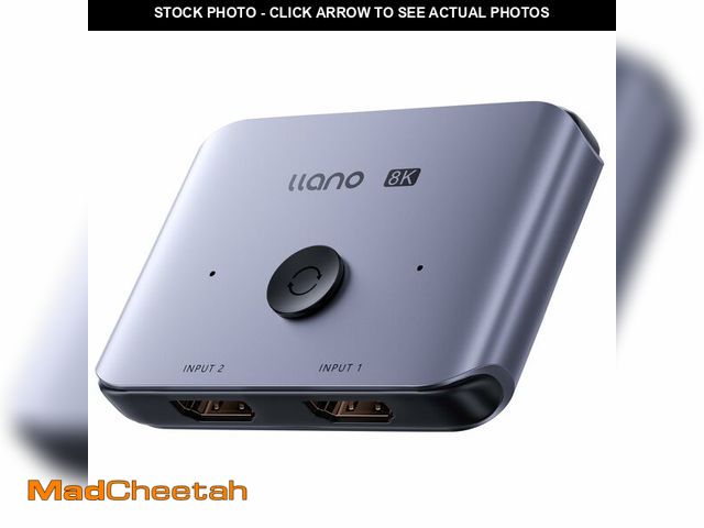 Lot 74-13951889 - llano HDMI 2.1 Switch 2 in 1 Out 8K@60Hz 4K@120Hz, HDMI Switcher 48Gbps Bidirectional, Supports VRR ...