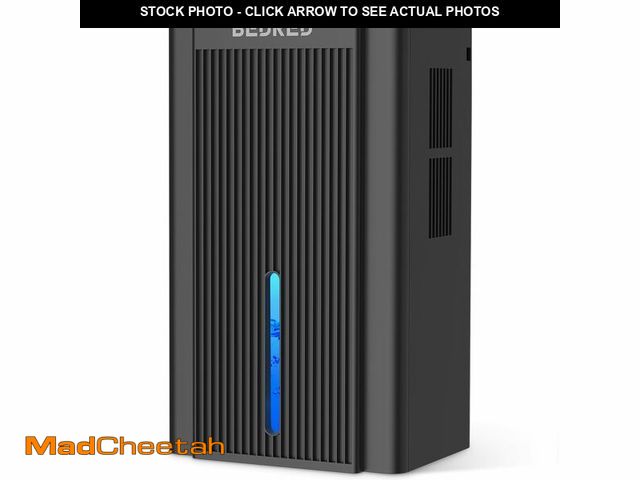 Lot 74-12452495 - Dehumidifier,95OZ Dehumidifier for Home 1000 Sq.Ft - Quiet with Auto Shut Off &amp; Relaxing 7 Color...