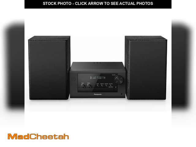 Lot 74-14591368 - Panasonic Compact Stereo System with CD Player, Bluetooth, FM Radio and USB with Bass and Treble Con...