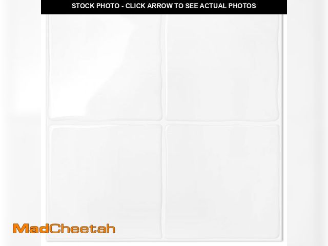 Lot 74-11557054 - STICKGOO 10 Sheets Peel and Stick Backsplash - 9" x 9" 3D Adhesive Peel and Stick Tile Backsplash fo...