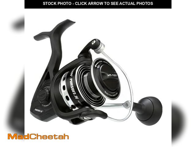 Lot 74-12899373 - PENN Pursuit IV Inshore/Nearshore Spinning Fishing Reel, Size 5000, HT-100 Front Drag, Max of 20lb, ...