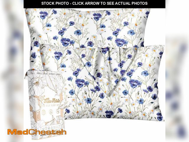 Lot 74-13546007 - Miss Adola Silk Pillowcase 2 Pack - Cute Pillow Cases 20" x 26" Standard Size Set of 2 for Hair and ...