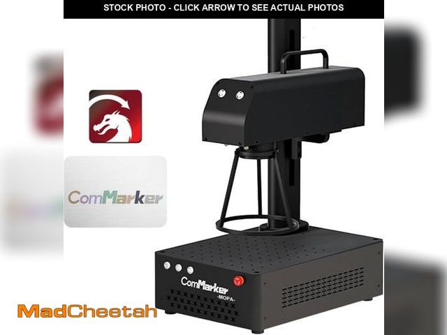 Lot 74-12541234 - ComMarker B4 60W JPT Mopa Fiber Laser Engraving Machine,Support Lightburn Laser Engraver with 2Lens,...