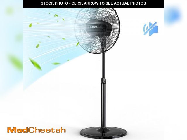 Lot 74-12514092 - 16" Oscillating Pedestal Fan, 3-Speeds Stand up Fan with Adjustable Height and Tilt, Less Noise, for...