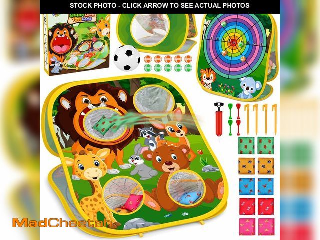 Lot 74-14331027 - Animal Bean Bag Toss Game Toy Outdoor Toss Game, Family Party Party Supplies for Kids, Gift for Boys...