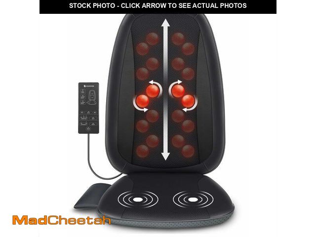 Lot 74-13655903 - Comfier Shiatsu Back Massager with Heat Deep Tissue Kneading Massage Seat Cushion Electric Chair Pad...