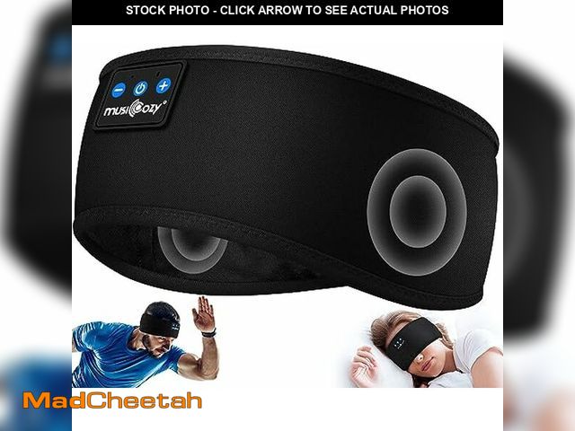 Lot 74-12673242 - MUSICOZY Sleep Headphones Bluetooth 5.4 Headband, Sports Wireless Earphones Sweat Resistant Earbuds ...