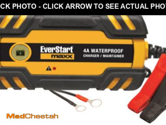 Lot 74-12421843 - Everstart Maxx 4 Amp Waterproof 12v Automotive and Marine Battery Charger (BC4WE) - UNUSED