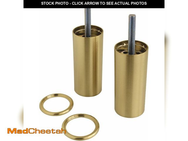 Lot 74-13709944 - Kingston Brass VPBL314887 Extension Leg, Brushed Brass - UNUSED