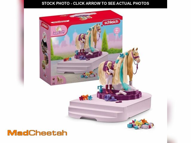 Lot 74-12977534 - Schleich Horse Club Sofia's Beauties, Horse Sets for Girls and Boys, Grooming Station with Sofia Dol...