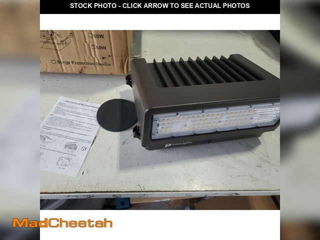 Lot 74-14079944 - Paclights LED Full Cutoff Wall Pack 40W/60W/80W Selectable - USED