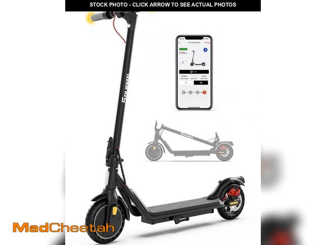 Lot 74-12491291 - 5TH WHEEL W16S 300W Electric Scooter with Turn Signal, 8.5â Solid Tires, 18mph &amp; 12Miles Range...