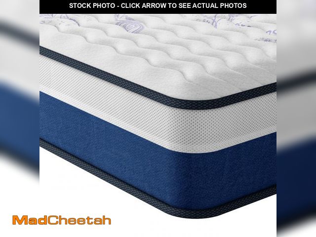 Lot 74-12103835 - Vesgantti Twin XL Mattress, 12 Inch Innerspring Hybrid Twin XL Size Mattresses with Memory Foam and ...