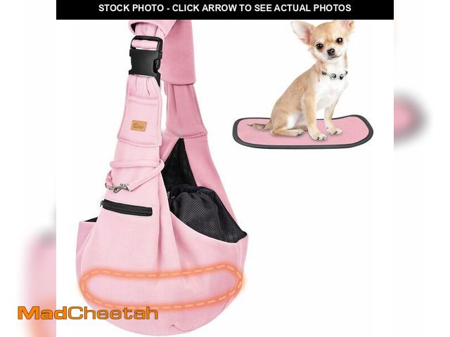 Lot 74-12684002 - CUBY Dog and Cat Sling Carrier - Hands Free Reversible Pet Papoose Bag - Soft Pouch and Tote Design ...