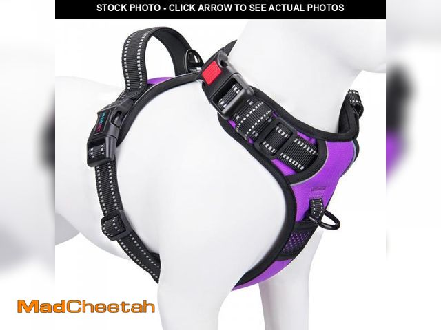Lot 74-12119559 - PHOEPET No Pull Dog Harnesses for Small Dogs Reflective Adjustable Front Clip Vest with Handle 2 Met...