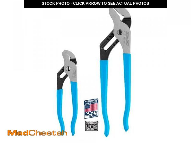 Lot 74-12462847 - Channellock 6 in. and 10 in. Smooth Jaw Tongue and Groove Pliers - UNUSED