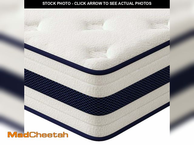 Lot 74-12984404 - NISIEN Queen Mattress, 10 Inch Hybrid Memory Foam Mattress in a Box, Pressure Relief, CertiPUR-US - ...