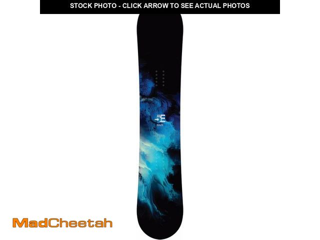 Lot 74-13074844 - 5th Element Haze Men's All-Mountain Snowboard, 161cm Wide - UNUSED