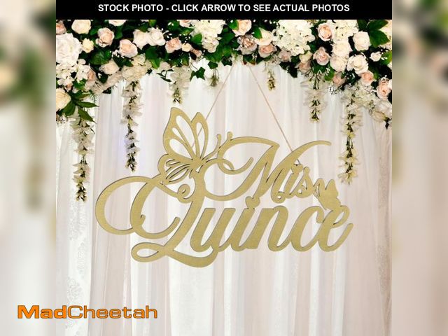Lot 74-12184324 - Yuntau Mis Quince Sign QuinceaÃ¢âÅÃ¢ââera Decorations 15th Birthday QuinceaÃ¢âÅÃ¢ââera...