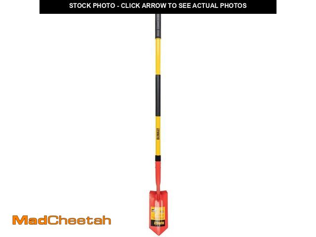 Lot 74-12551201 - Dewalt 49 in. Fiberglass Handle Carbon Steel Clean-Out Shovel - UNUSED