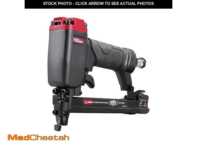 Lot 74-12536113 - Hyper Tough 20-Gauge Pneumatic Staple Gun, Heavy Duty Air Stapler - UNUSED