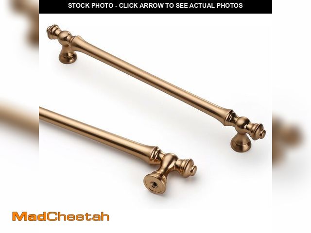 Lot 74-12323550 - Asidrama 10 Pack 7.5 Inch(192mm) Champagne Bronze Kitchen Cabinet Handles,Brushed Brass Cabinet Pull...