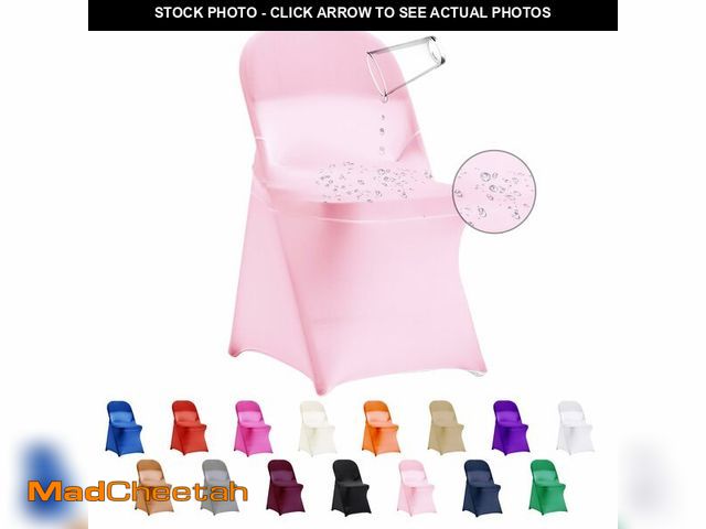 Lot 74-13959940 - eccwai 36 PCS Waterproof Stretch Spandex Folding Chair Covers, Dining Room Chair Slipcovers Protecto...
